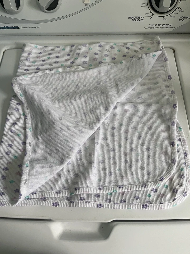 Manta Lovey de seguridad tejido gofre térmico floral Koala Baby Toys R Us 35"X34" Foto 2 de 4