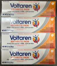 Voltaren 1 Gel Arthritis Pain Relief Travel Size 0.7 Ounce 20 gm - 4 Pack