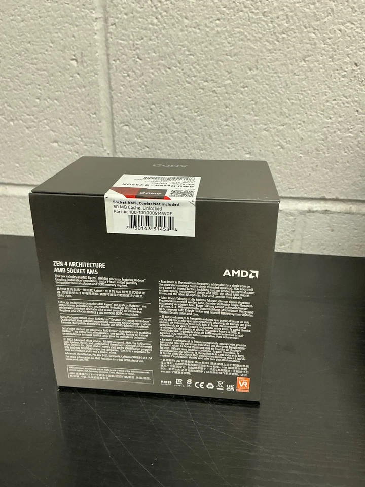 AMD - Ryzen 9 7950X 16-Core - 32-Thread 4.5GHz (5.7 GHz Max Boost) Socket AM5... - Image 2 of 2