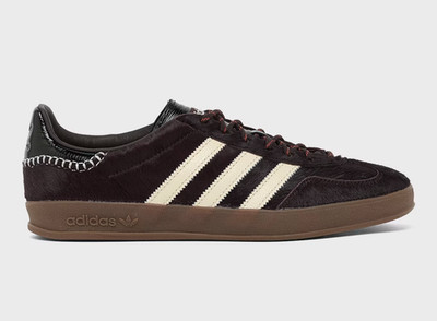 Adidas x Wales Bonner Gazelle Pony Hair Brown White Gum Fur - Size 8 Men - NEW