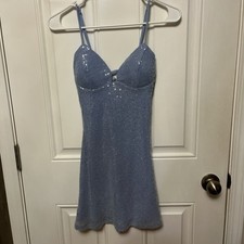 Windsor Women's Light Blue Homecoming Dress Size XS Only Wore Once