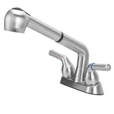 Utility Sink Faucet,Universal Laundry Tub ABS Plastic Faucet with Sprayer,Dual