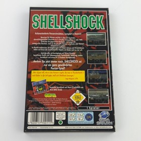 Sega Saturn Spiel: Shellshock - OVP Anleitung CD-ROM (PAL DE) CORE Design