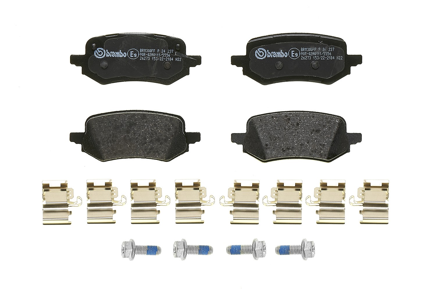 Für BREMBO KLOCKI SZCZEKI CYLINDERKI P 24 237 BRAKE PADS REAR - Bild 4