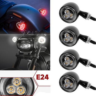 4pcs LED Turn Signal DRL Brake Light Indicator For Honda Rebel 250 300 500 1100