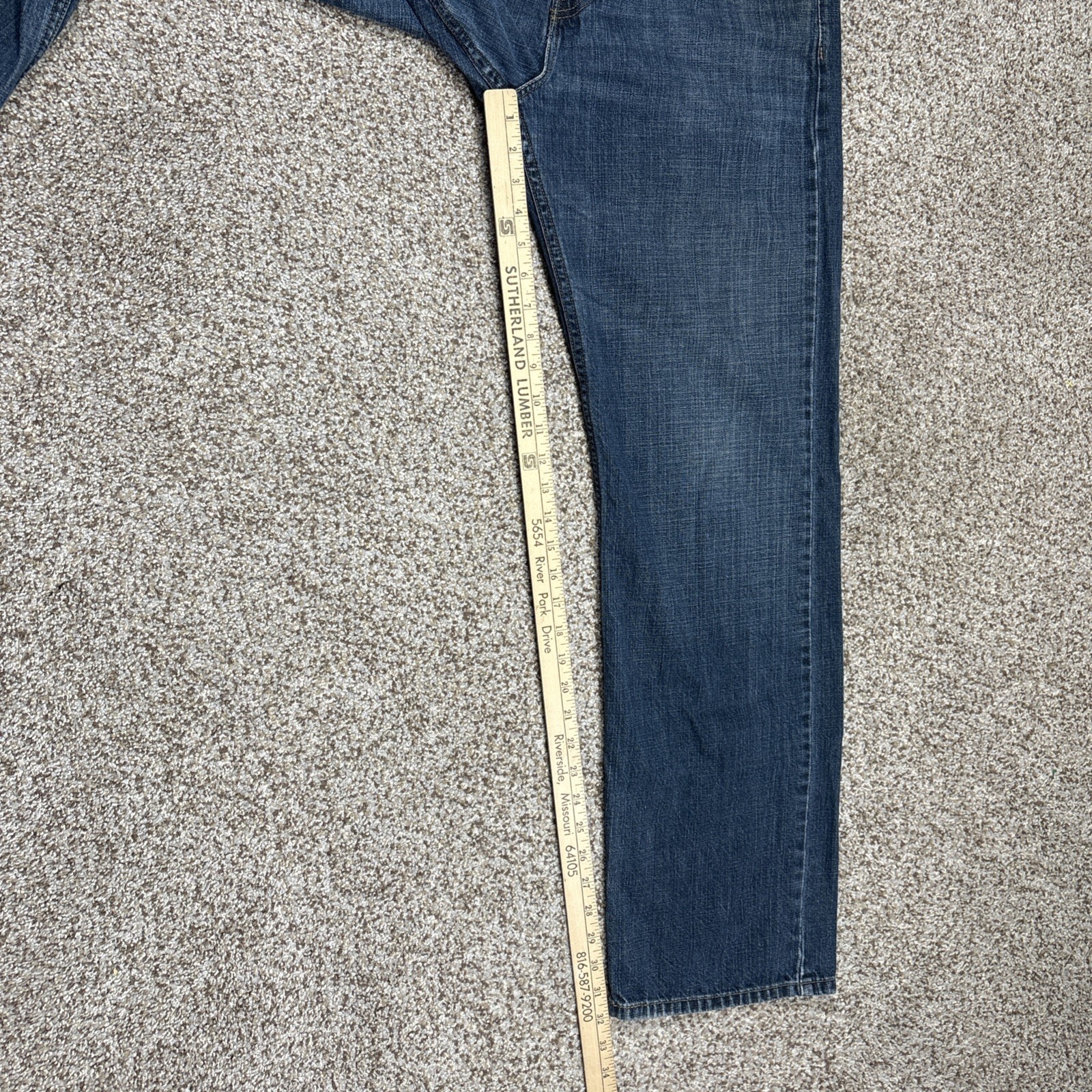 Levi's 569 Jeans Men's 34x34 Blue Relaxed Straight Fit Denim (34x32) - View 10