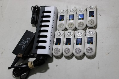 SET OF 8 Vocera B3000n With Battery & CHARGER