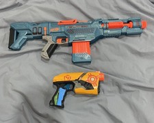 Nerf Gun Rifle Model Elite 2.0 Echo with Nerf Dart Tag Tested Working