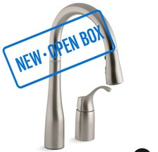 Kohler Kitchen Faucet Simplice 647VS Pull-Down 3-Function 9" Reach 24" Pull-Out