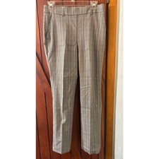 Rafaella Curvy Fit Grey Glen Plaid Dress Pant...