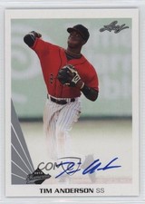 2013 Leaf Memories Tim Anderson #A-TA1 Auto 9cf