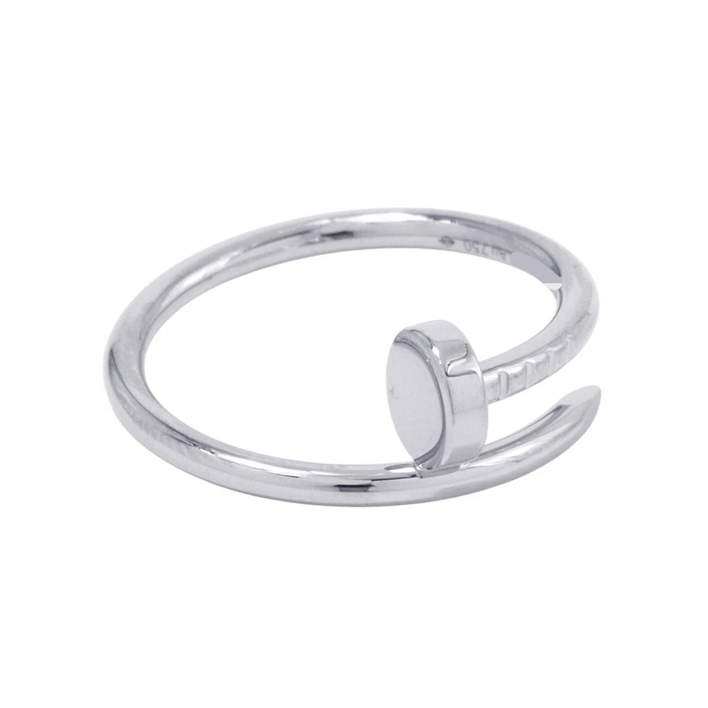 Cartier — CARTIER Juste Un Clou Ring Small model Size 52/#12 Small 18K White Gold B422...