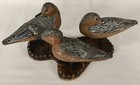 VTG 1986 3 Hand Carved Red Knot Shorebird Decoys, Jim Stewart, West Fairview PA — photo 1