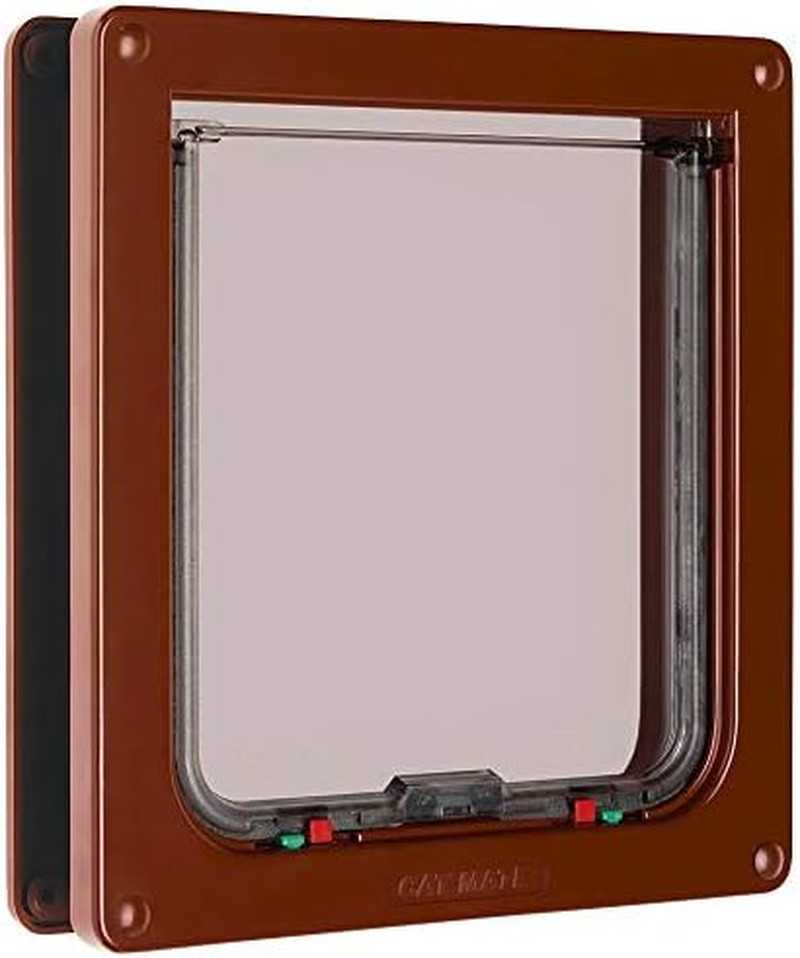 Porticina Gatto Grande Marrone | Gattaiola Professionale XL 4-Vie - 2