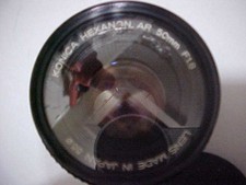 Konica Autoreflex 50mm f1.8 lens  filter bx 149 
