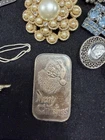 1987 SilverTowne Garfield Santa Merry Christmas ST-42 Silver Art Bar A4647
