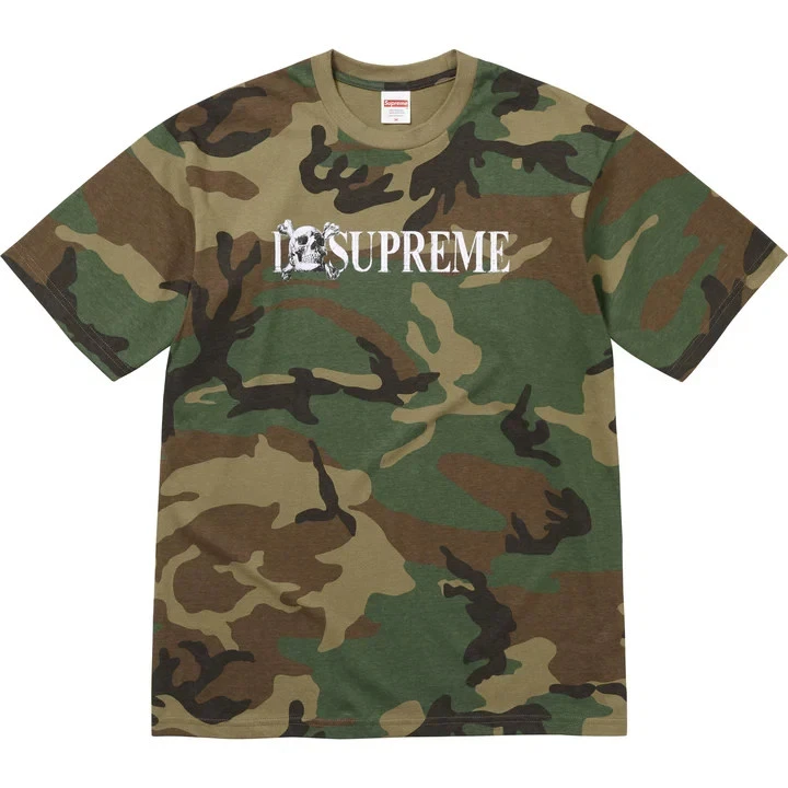 Supreme男式迷彩T恤| eBay
