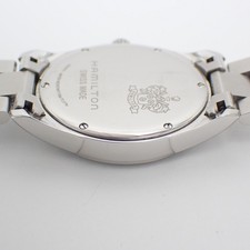 Hamilton Jazzmaster Lady Quartz Watch 33mm Stainless Steel White Dial Used 8