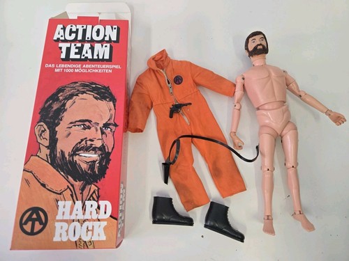 Schildkröt Action Team Hard Rock Figur, Repro Hände, mit custom repro Box - Bild 7 von 11