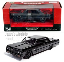1964 Chevrolet Impala 124 Scale Diecast Model - Showcasts - Black Custom W Box