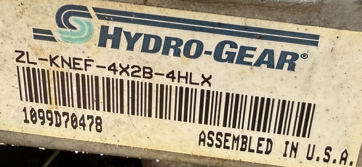 Cub Cadet Z-Force S 60 Hydro-Gear LH Transmission ZL-KNEF-4X2B