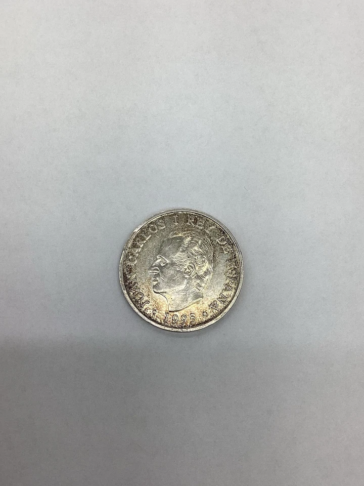 1995 SPAIN JUAN CARLOS I European Union Council Silver 2000 Pesetas Coin - Image 2 of 4