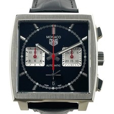 TAG HEUER Monaco Calibre Heuer 02 Chronograph CBL2113.FC6177 Black #OK981