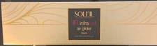 SOLEIL IR INFRARED AIR GLIDER BLACK  CURLS & STRAIGHTENS HAIR- BRAND NEW- SEALED