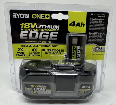 #ad NEW RYOBI ONE PLUS 18V Lithium 4Ah High Performance Edge Battery PBP1104 $99.95