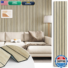 Stickkeep Eichenholzplatten abziehen und kleben 3D Struktur Akustik Wand Lamellen Platte