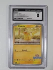 2025 POKEMON SVP EN-SV BLACK STAR PROMO ILLUSTRATION CONTEST 2024 PIKACHU CGC 8
