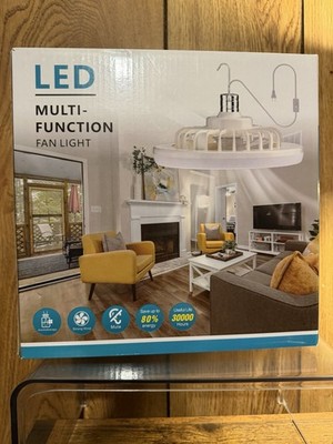 NewItem LED Aromatherapy Fan Light Remote Modern White Indoor 6500K 85-265V