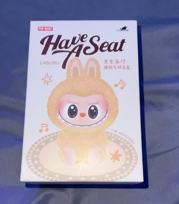 POP MART THE MONSTERS Labubu Have A Seat Blind Pack Vinyl Plush PVC ABS