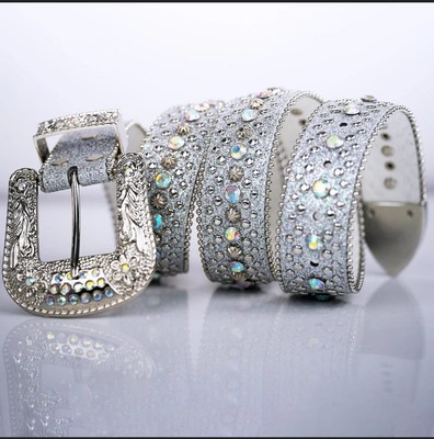 bb simon belt 32 Trojan-Silver Sky/AB