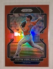 2022 Panini Prizm Red Prizm Justin Verlander