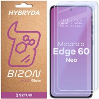 Elastyczne SzkłO Hybrydowe Bizon Glass Mule Duo Do Motorola Edge 60 Neo [2 Pack]