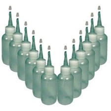 12 Pack of 4oz Gold Pan Panning Sniffer Snuffer Bottle