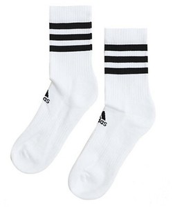 Adidas Men 3S Cusion Crew 1 Pairs Socks White Casual Running Fashion Sock  FH6628 | eBay