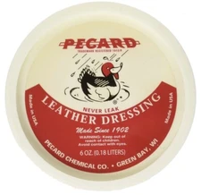 Pecard Classic Leather Dressing Conditioner 6 oz Container Boot Shoe Oil