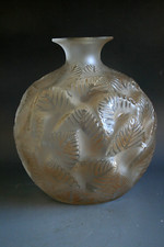 ANTICO VASO IN VETRO RENE LALIQUE ORMEAUX - CIRCA 1926