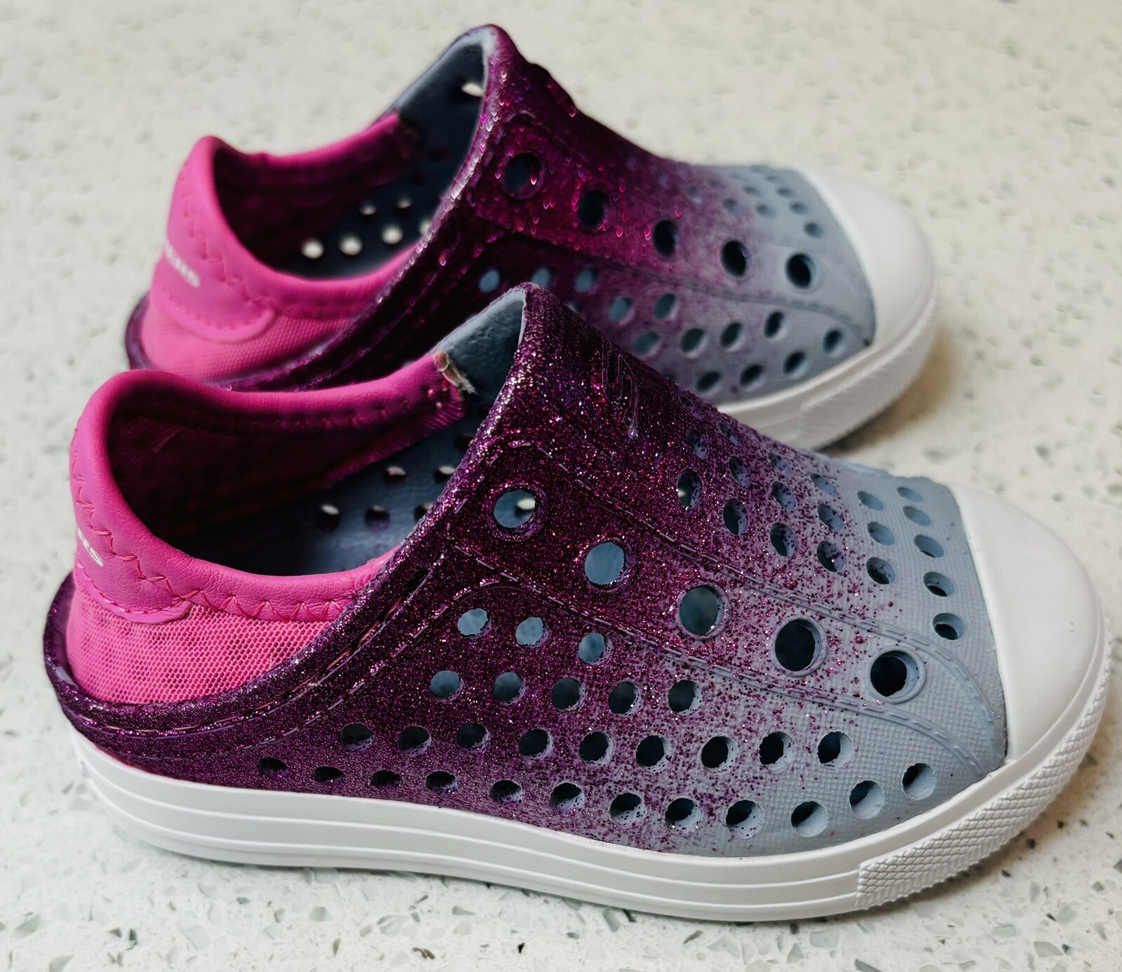 Skechers Girl's Foamies Guzman Toddler Shoes Size 6-image