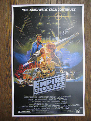 Star Wars The Empire Strikes Back Poster 11x17 Darth Vader Yoda