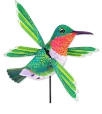16" HUMMINGBIRD WhirliGig Wind Spinner Garden Decor by Premier Kites #21944