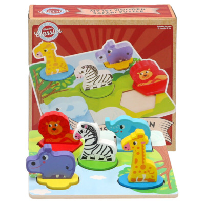 Mein 1. Holz 3D Safari Puzzle geeignet ab 12m+
