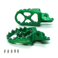 MOJO Kawasaki Footpegs - CNC Billet 7075 Aluminum | MOJO-KAW-FP-GRN