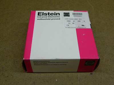 1 x HTS 1000W 230V Ceramic Infrared Panel Heaters by Elstein 1059004001