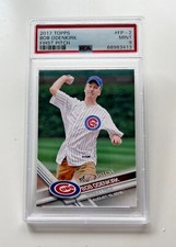 2017 Topps Bob Odenkirk First Pitch SP PSA 9 RC Better Call Saul Pop 2 No 10s