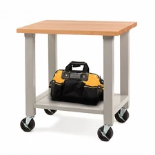 Seville Classics UltraHD Mobile Heavy-Duty Table , 36" W x 24" D x 37.5" H