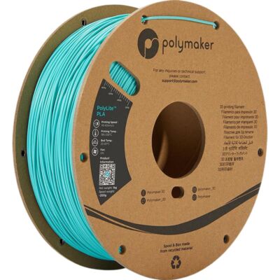 PLA Filament Teal 1,75mm 1kg Polymaker PolyLite 3D Druck
