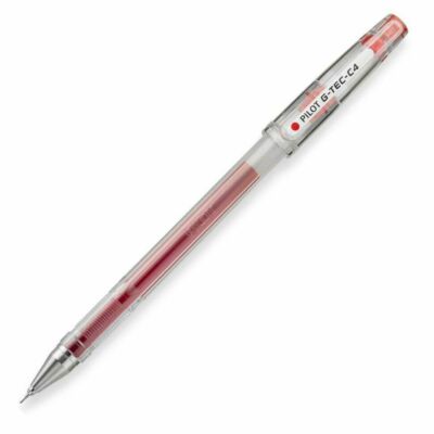  Pilot G-Tec C4  0.4mm  Red  Ballpoint Pen  X Fine Point Pen  